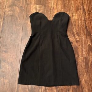 Zara Black Strapless Dress
